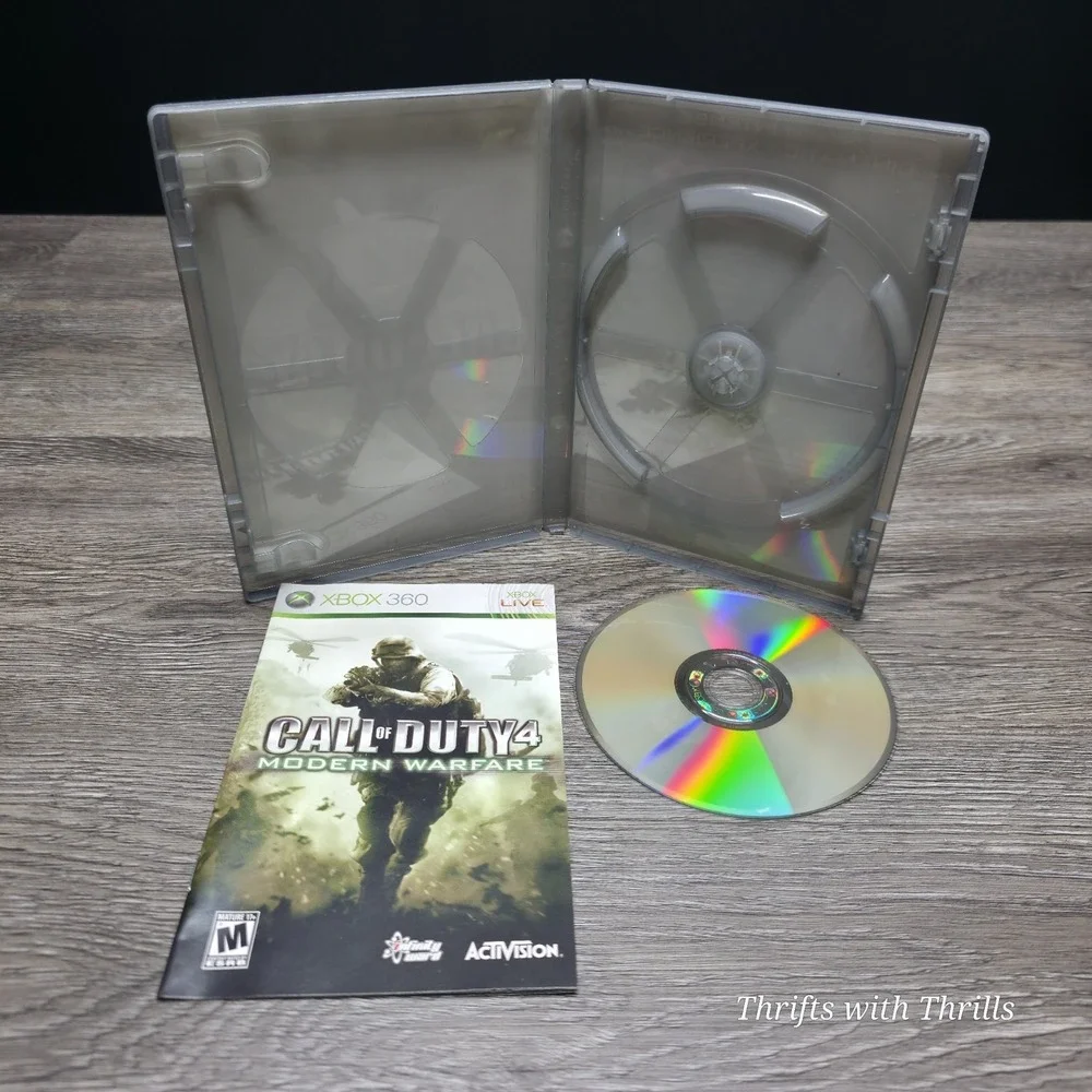 Call of Duty 4: Modern Warfare Platinum Hits (Microsoft Xbox 360, 2010) - Tested